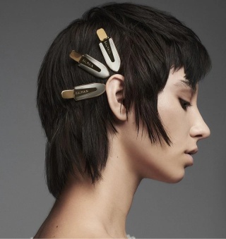 Klips do włosów Srebrno/Zoty